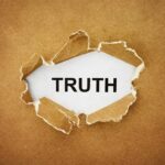 Car Wash SLAVE HORROR Exposed By Teen A piece of torn paper revealing the word TRUTH underneath