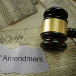 Second Amendment UNDER SIEGE in Virginia Gavel on US Constitution with Second Amendment text