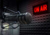 Radio’s Royal Death BLUNDER: What Really Happened? Radio microphone in studio with On Air sign.