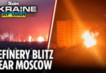 Ukraine unleashes massive drone onslaught on Putin's Ryazan oil refinery