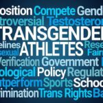 Word cloud on transgender athletes debate