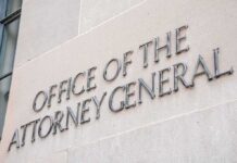 Senators Clash Over Trump Investigation Records Office of the Attorney General building sign
